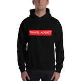 Travel Addict Men Hooded Sweatshirt