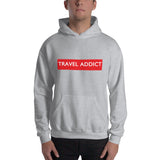 Travel Addict Men Hooded Sweatshirt
